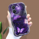 Armas koomiksimustriga kreemjas tekstuuriga korpus, lainelise servaga pehme silikoonkaanega telefoni&uuml;mbris Vivo jaoks Vivo V15 Pro puhas