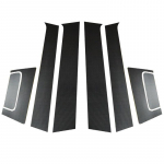 8 tk Honda HRV 2016-2022 s&uuml;sinikkiust v&auml;limusega auto samba postid akna trimmikatte BC veeru kleebised