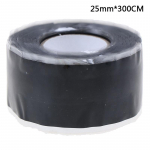 Isekeevituv silikoonist j&otilde;udlusega remonditeip siduv p&auml;&auml;ste traat voolikuteip 3 M must