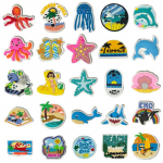 25 tk Ocean seeria PVC kingav&otilde;lusid kingakaunistustele Kingatarvikud 25pcs