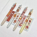 1Komplekt Cartoon Kawaii Capybara mehaaniline pliiatsikomplekt Armas koolikontori kirjutusvahendid Loomingulised multifilmi pliiatsid Kirjatarbed Kingitused One Size