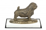Norfolk Terrier - dog figurine, figure on a white base, trophy for Art-Dog dog show exhibition