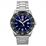 Luminox Pacific Diver Roostevabast terasest Sinise sihverplaadiga Kvarts XS.3123 200M Meeste k&auml;ekell sinine