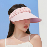 M&uuml;ts naiste mood plisseeritud Korea versioon p&auml;ikesekaitse t&uuml;hi silinder peapael UV p&auml;ikesekaitsem&uuml;ts naiste p&auml;ikesekaitsem&uuml;ts suvine uus stiil