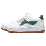 Li Ning Tian Ji S&uuml;nteetiline Nahk Suede Libisemisvastased P&otilde;rutuskindlad Vastupidavad Hingavad Madalad Rula Kingad Meeste Tossud Valge Roheline AGCP299-6 39⅔ white