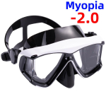 Optiline l&uuml;hin&auml;gelikkus snorkel sukeldumismask ujumisprillid l&uuml;hin&auml;gelik l&uuml;hin&auml;gelik varustus Panoraamvaade lai vaade t&auml;iskasvanud noortele black