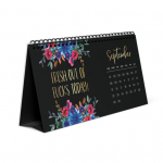 2024. aasta seinakalender v&auml;sinud perse naistele, peene t&ouml;&ouml;tlusega lillemuster, naljakas kuukalender, rippuv kingitus halloweeniks kontorisse Flower