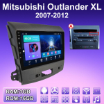 2 DIN Android Carplay autoraadio Mitsubishi Outlander XL 2007-2012 jaoks Multimeediam&auml;ngija Peaseade Stereo GPS Navigatsioon BT WIFI 2+32GB 1+16GB,A