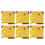 6 tk l&auml;ikiv seina taust Litritega seinapaneelid S&auml;ravad paneelid Dekoratsioonifotode rekvisiidid Engageme jaoks Gold