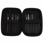 18 tk autoklemmide eemaldamise komplekt remondi kontrollimise t&ouml;&ouml;riistad automaatse kaabli pistiku eemaldamiseks tihvti t&otilde;mbaja elektrilise juhtme kokkupressimise demonteerimist&ouml;&ouml;riistad