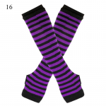 20201 Paari triibuliste varrukatega varrukatega silmkoelised kindad naistele, t&uuml;drukutele, s&otilde;rmedeta k&uuml;&uuml;narnukikindad, moodsad pika k&auml;ekattega k&uuml;&uuml;narnuki labakindad