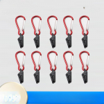 Telgiklambrid Plastikust esiklambrid Alligaatoriklambrid Konks l&otilde;uend Pingutage t&ouml;&ouml;riist Ankur Haarats V&auml;limatkatelkide tarvik must