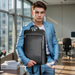 Marant meeste ehtsast nahast veisenahast seljakott: Trendikas suure mahutavusega reisi- ja koolikott must