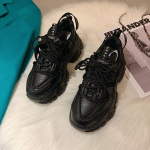 Luksuslikud Kingad Naised Disainerid Platvorm Valged Mustad Tossud Platvormkingad Naistele Daamide Vabaajajalatsid Zapatillas Chunky Mujer 35 must