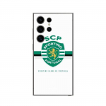 Kaitse&uuml;mbris Samsung Galaxy S24 ULTRA SCP SPORTING PORTUGAL VALGE TAUSTA