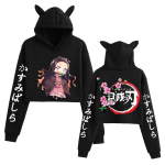 Kimetsu No Yaiba Demon Slayer Hoodies Anime Kamado Nezuko Graphic Print Harajuku Hoodie Unisex Y2k Clothing Sudadera M