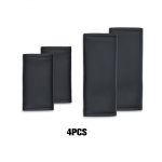 4 t&uuml;kki ukse sisemine k&auml;epide, kaitsvad sisemised uksek&auml;epidemed, kate ukse k&auml;epidemed, nahast kulumisvastased varrukad autotarvikud leather must