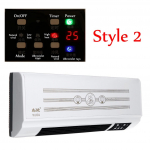 Uus 2000W seinak&uuml;tteseade Konditsioneer Soojendusventilaator koju Talvetuba Vannituba Riided Kuiv kaugjuhtimispult Kliimaseade 2-IN-1 LED display