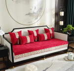 Talvine paks diivanipadi Pehme pl&uuml;&uuml;sis diivani kate Diivani r&auml;tik Universaalne &scaron;enill diivanikatted Four Seasons libisemiskindel matt elutuba 70*70CM