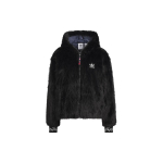 Adidas Originals X Feifei Ruan Koost&ouml;&ouml; FW23 &Uuml;hev&auml;rviline Logoga Kapuutsiga Fliisjakk Naiste jakid Must IX4226 S black