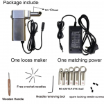 K&auml;sitsi hoitav dreadlockide valmistamise masin heegeln&otilde;elaga punutiste tegemiseks DIY dreadlockide jaoks Mini 3 n&otilde;ela roostevaba teras 1 machine 5 Heads