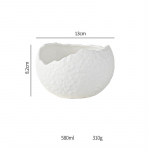 Sashimi taldrik keraamilised &otilde;htus&ouml;&ouml;gitaldrikud restoran kivimustriga paks supikauss puuviljasalati kausid loominguline ebakorrap&auml;rane lauan&otilde;u