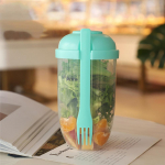 1L kaasaskantav salatitops lastele hommikus&ouml;&ouml;gi salatikauss kahvliga koolil&otilde;unakarbiga Toiduhoidla Bento Box jogurti kaerahelbed teravilja piimatass valge