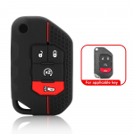3 4 nuppu silikoonist auto v&otilde;tme&uuml;mbris kaitseb nahka kate kummist kotihoidja Jeep Wrangler JL JLU 2018 2019 v&otilde;tmehoidja tarvikud 3 buttons