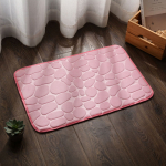 Coral Velvet Stone Prinditud &uuml;hev&auml;rviline uksematt Vannitoa vettimav jalamatt Sissep&auml;&auml;s R&otilde;du p&otilde;randamatt 40 * 60cm khaki