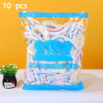 V&auml;rviline &uuml;hekordselt kasutatav toidukate Saran Wrap soolekate Toidukvaliteediga V&auml;rskelt s&auml;iliv kilekott K&ouml;&ouml;gi k&uuml;lmiku tarvikud 10pcs
