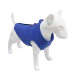 Talvised koerariided Pehmest fliisist Chihuahua jope Prantsuse buldogi mantel v&auml;ikesele keskmisele koerale kassile soe vest kutsikas mops Lemmikloomar&otilde;ivad S sinine