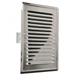 V&otilde;re d'a&eacute;ration KOTARBAU 165x230 mm ja metallist avec moustiquaire acier oks&uuml;deerimata