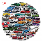 50 tk Jdm autode grafiti kleebis kitarri kohvri rula kleebis 2#
