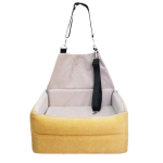Autopuur lemmikloomadele Reisimiseks Autoistmepadjad V&auml;ikestele ja Keskmise suurusega Koertele Puuripadjad Lemmikloomadele Autotarvikud 50 * 45 * 21cm white