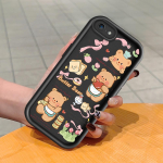 Pehme silikoonist ruudukujuline redelprintimismuster telefoni korpus, t&auml;iskaanega kaamera p&otilde;rutuskindel kaitse kummist &uuml;mbris iPhone Infinix Tecno OnePlus jaoks Infinix Smart 8 Pro must