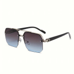 Moodsad p&auml;ikeseprillid meestele Naiste ruudukujulised poolraamiga p&auml;ikeseprillid, &otilde;ues kasutatavad p&auml;ikeseprillid, pimestamisvastased prillid