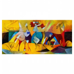 Abstraktsed kuulsad Picasso kunstiteoste HD l&otilde;uend &otilde;limaal Prinditud seinakunstipildid elutoa jaoks Moodne kodukaunistus 60X120CM