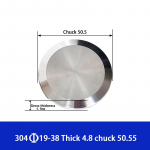 Clamp 304 roostevaba sanitaar-tri-clamp pimekatte otsakork Home Brew Wine Ferrule Od 25,4-51Mm as the picture