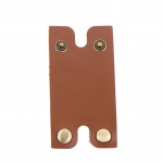 1 tk Raseerija kaitsekate Ohutus Raseerija Nahast kaitsekate L&otilde;ikuripea kaitsekate ilma habemenuga 85*45mm pruun