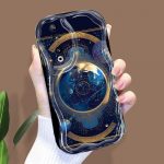 Armas koomiksimustriga kreemjas tekstuuriga korpus Lainelise servaga pehme silikoonkaanega telefoni&uuml;mbris Huawei Honor Infinix Tecno iPhone'i jaoks Infinix Hot 30I must