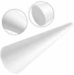 1 tk vahtkoonused dekoratiivsed t&ouml;&ouml;riistad pol&uuml;st&uuml;reen k&auml;sit&ouml;&ouml; jaoks DIY maalimine kolmnurkne kuuse j&otilde;ulupuu lilleseade rekvisiidid 20cmX7.9cm helehall v&auml;rv