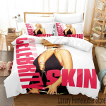 3D Prindiga Seksikas Doja Cat Voodipesukomplekt Tekikott Voodikomplekt Tekikate Padjap&uuml;&uuml;r Tekk king Queen Suurus Poisid T&auml;iskasvanud Voodipesukomplekt EU Single 135x200cm