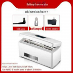 Kaasaskantav minik&uuml;lmik auto, kodu, meditsiini ja insuliini jaoks plug-in digital display version valge