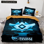 Rocket League voodipesu komplekt Tekikate &Uuml;hekohaline Twin T&auml;iskasvanu Full Queen King Suurus Auto Rocket League Voodikomplekt Laste magamistuba Tekikate EU single(135x200cm)