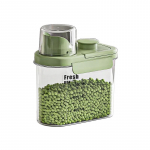 Suletud s&auml;ilituspaak, mis v&otilde;imaldab hoida riisi, sojaube ja muid esemeid, on t&otilde;husalt suletud, niiskus- ja hallituskindel