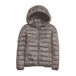 Naiste talvine sulejope kapuutsi ja lukuga taskutega, polsterdatud ja &uuml;hev&auml;rviline XL khaki