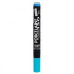 Feutre de peinture pour porcelaine - PEBEO - Standard - 20ml - Bleu paon - Ind&eacute;l&eacute;bile - Opaque