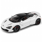1/24 McLaren 720S Diecast M&auml;nguauto S&otilde;iduk Miniatuur Kabriolett Mudel Tagasit&otilde;mmatav Heli ja Valgus Kollektsioon Kingitus Poisile Lastele oranž