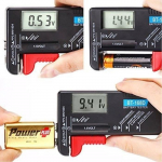 Letouch Testeur de Batterie LCD Numerique Universel Pour Pile Bouton AA/AAA/C/D/9V/1,5V