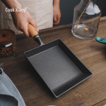 Mittekleepuv malmist Tamagoyaki ruudukujuline omletipann Tamagoyaki